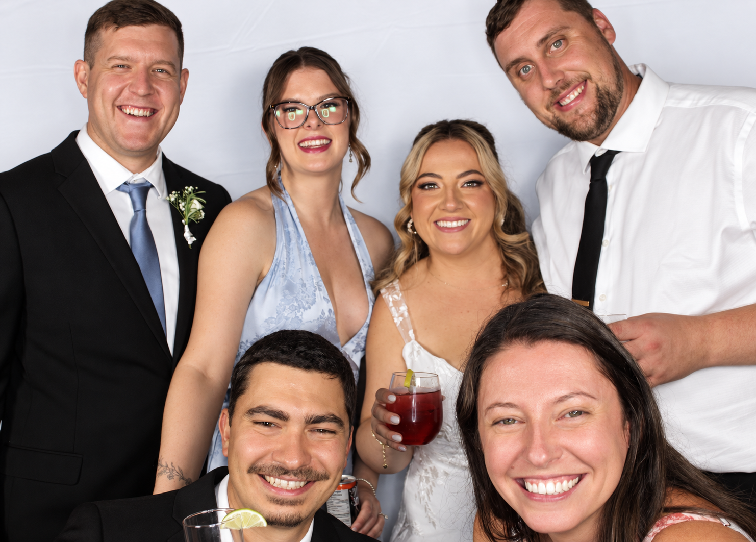 Group photo from a Party Pixel event