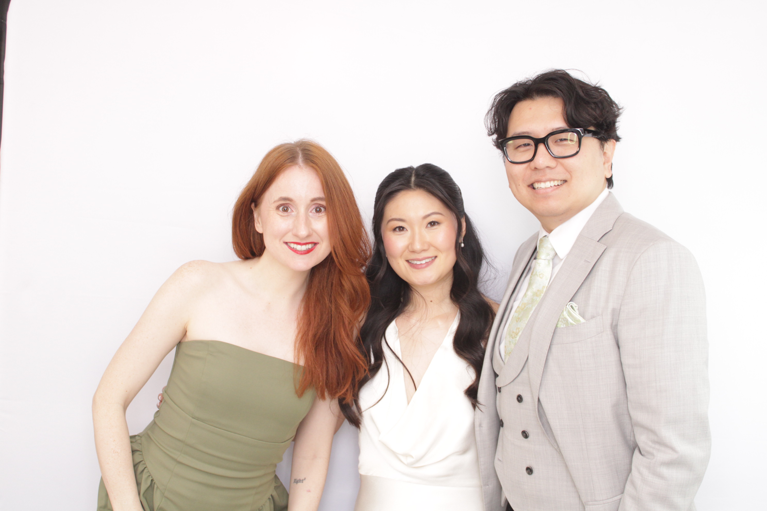 Guests enjoying the Party Pixel photo booth — event photo 3