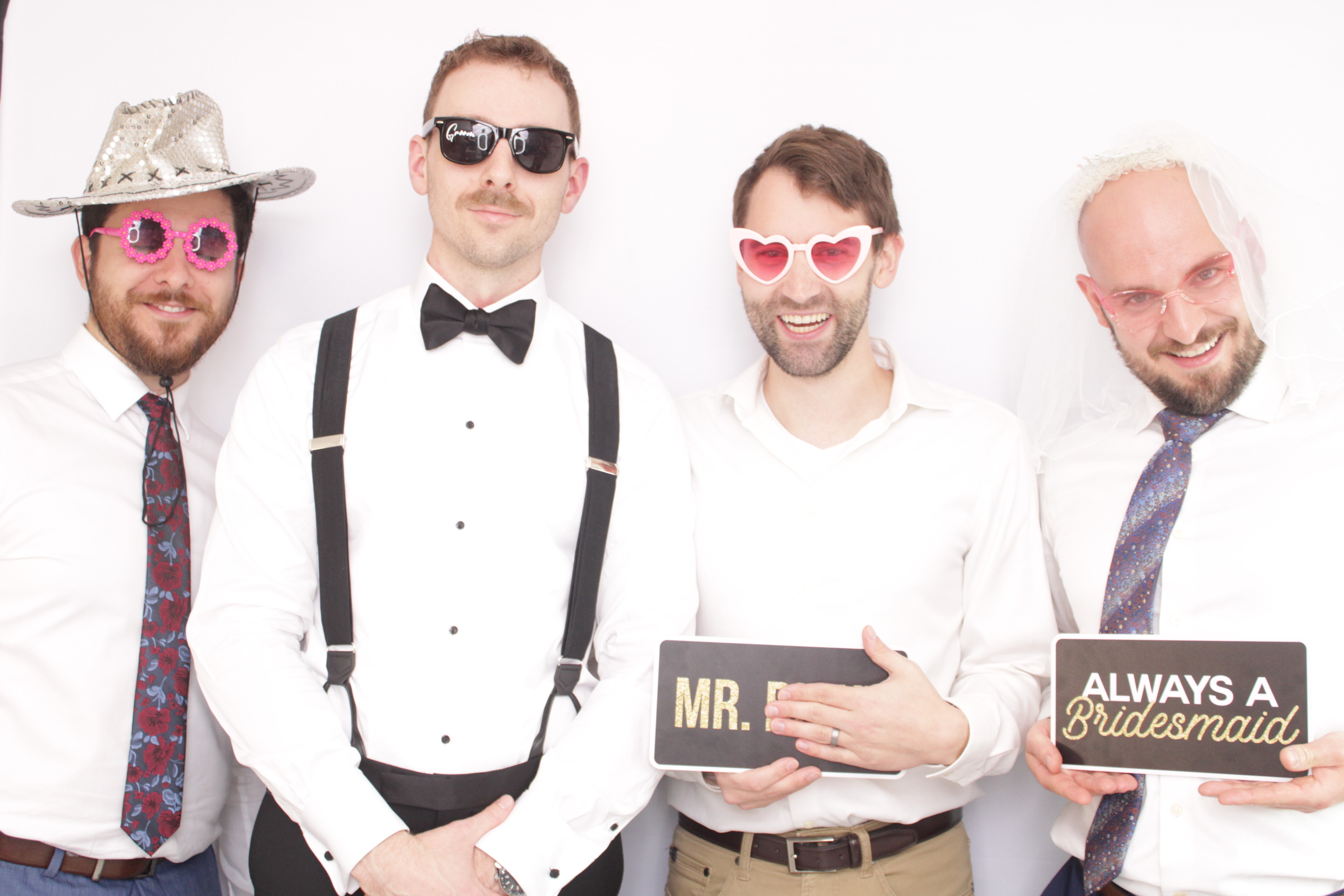 Guests enjoying the Party Pixel photo booth — event photo 4