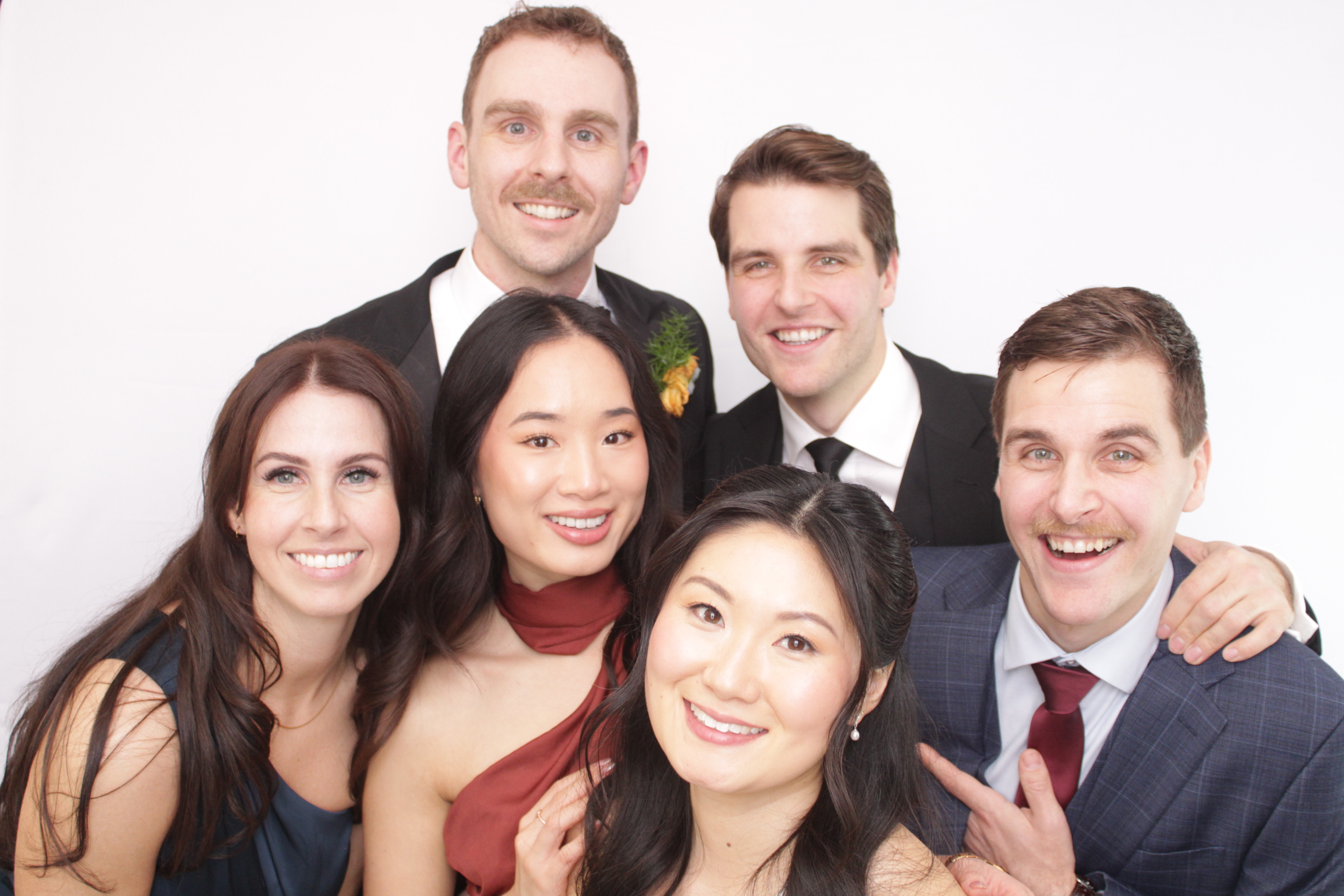 Guests enjoying the Party Pixel photo booth — event photo 5