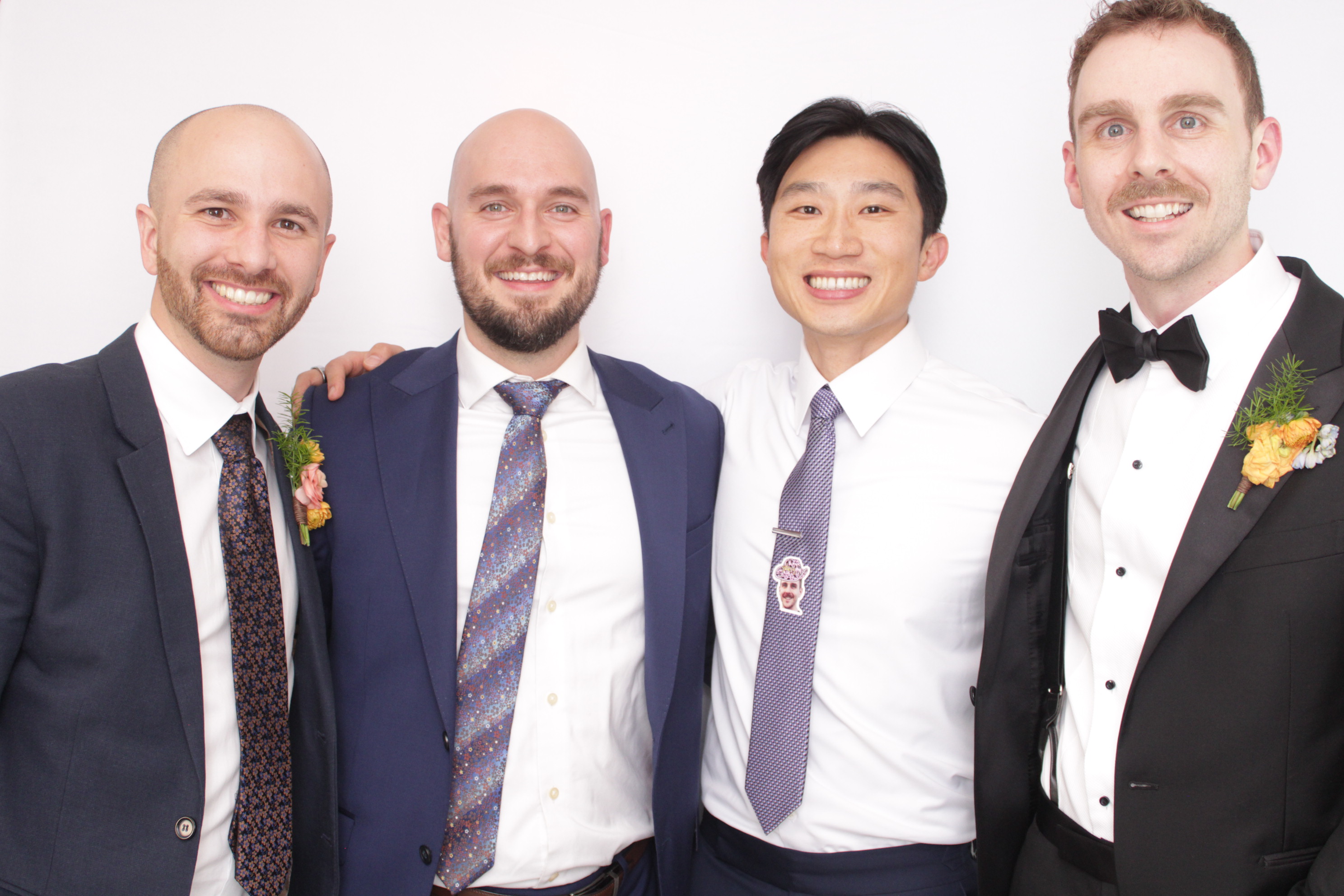 Guests enjoying the Party Pixel photo booth — event photo 6